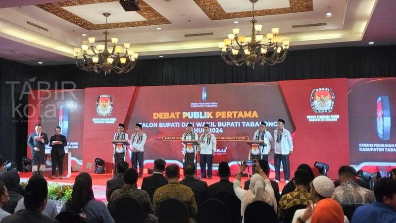 Debat Pertama Pilkada Tabalong, Ketua KPU: Bukan Sekedar Ajang Adu Argumen