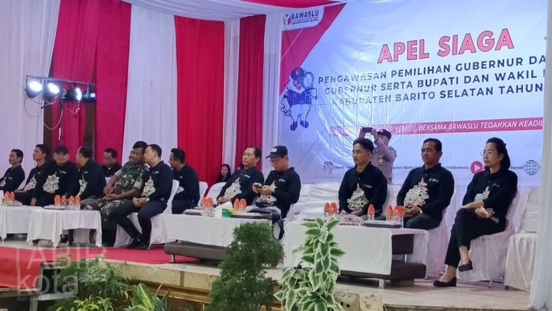 Bawaslu Barsel Gelar Apel Siaga Pengawasan Pilkada 2024