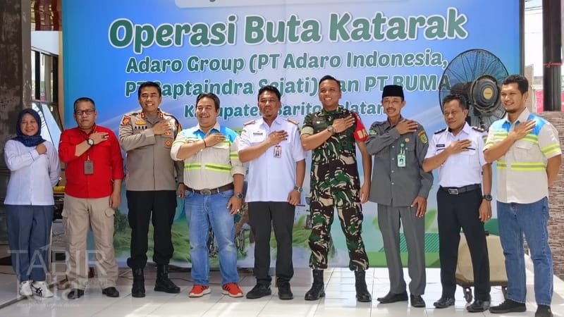 Pemkab Barsel bersama Adaro Group dan Mitra Kerja Gelar Operasi Katarak Gratis