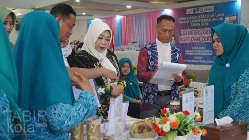 Kolaborasi DKP3 dan TP PKK Balangan Gelar Lomba Masak Serba Ikan