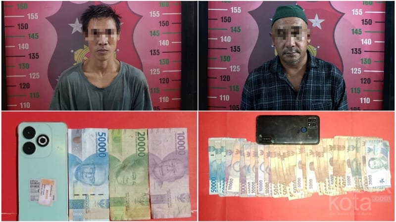 Kurang dari Satu Jam, Dua Pemain “Buntut” di HST Ditangkap Polisi