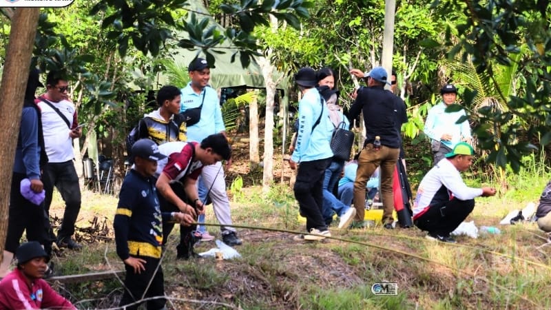 Pj Bupati Mura Buka Lomba Memancing di Kolam Restocking