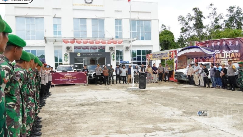 Hadiri Pelepasan Penyaluran Logistik, Pj Bupati Mura Harap Pilkada Lancar