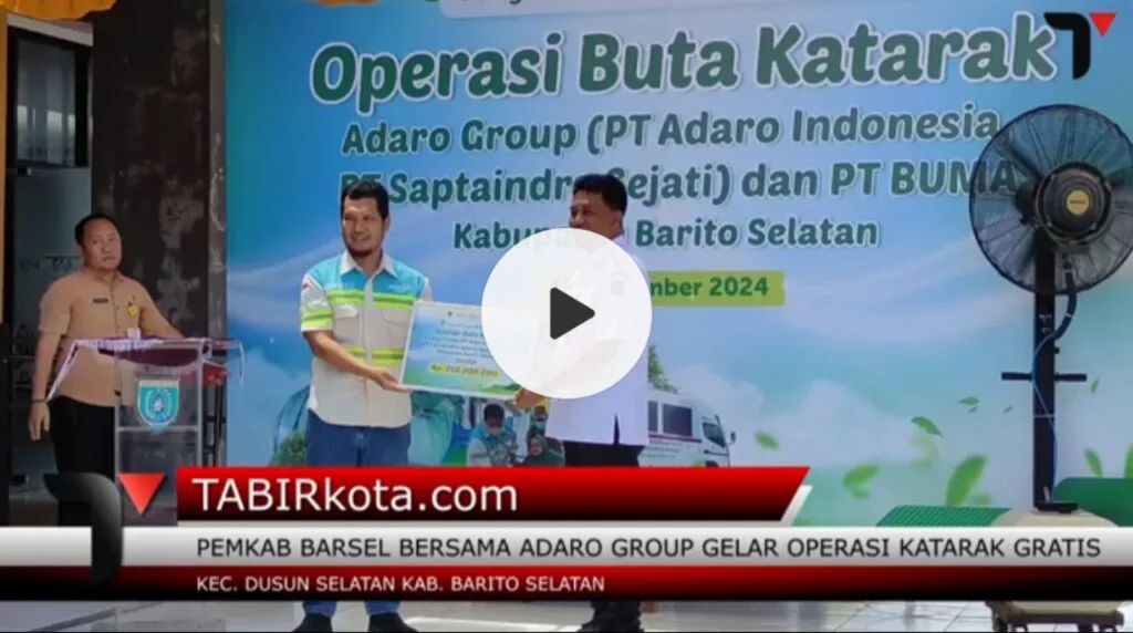 Pemkab Barsel Bersama Adaro Group Gelar Operasi Katarak Gratis