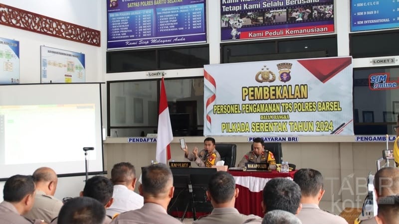 Jelang Pilkada 2024, Kapolres Barsel Tekankan Kesiapan Pengamanan TPS