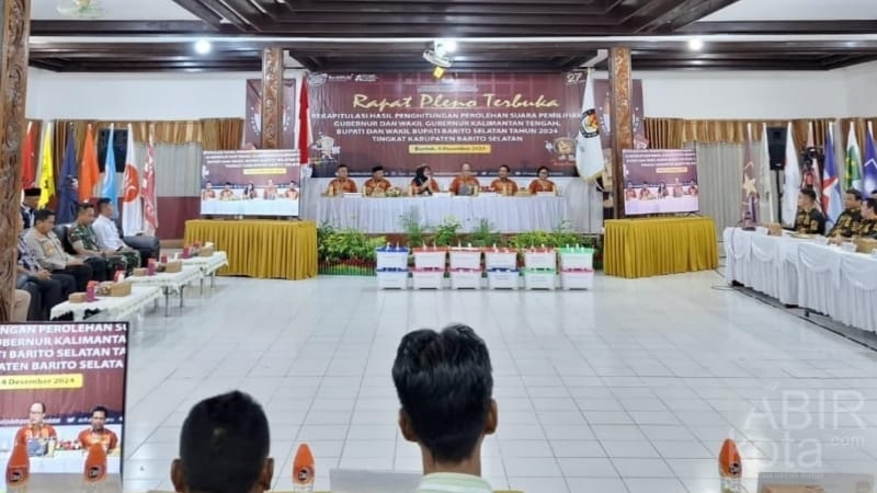 Peroleh 41.443 Suara Sah, KPU Tetapkan Eddy Raya Samsuri – Khristanto Yudha Pemenang Pilkada Barsel 2024