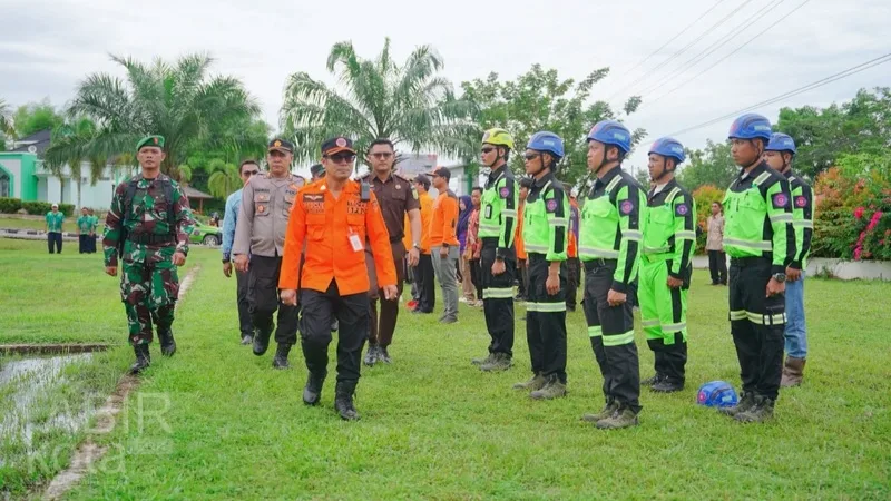 Hadapi Potensi Cuaca Ekstrem, Pemkab Balangan Gelar Apel Siaga Batingsor