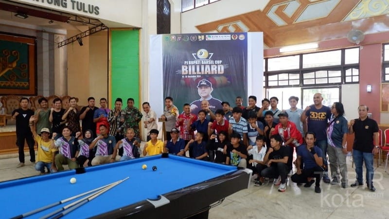 Buka Pj Bupati Barsel Cup Billiard, Asisten II Setda Harap Tidak Jadi Sekedar Kompetisi