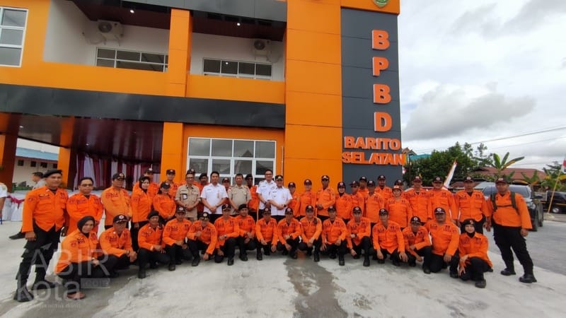 Resmikan Gedung Baru BPBD, Pj Bupati Barsel Ingatkan Pentingnya Siaga Bencana