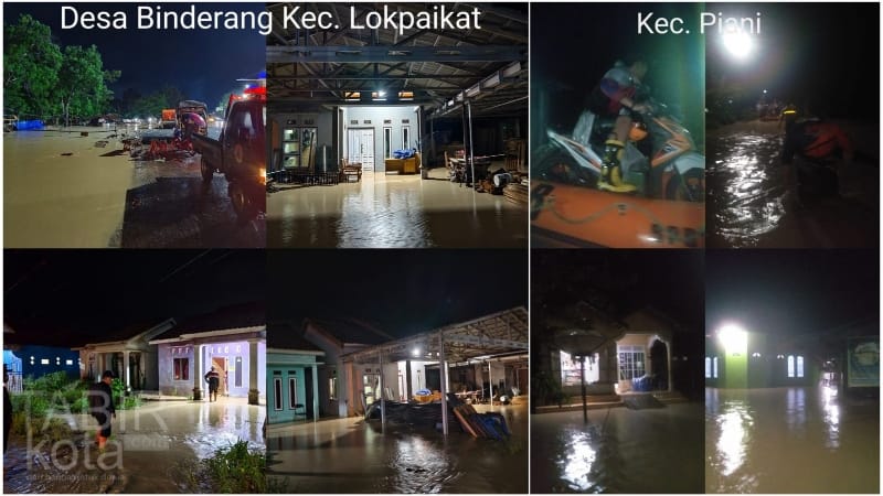 Curah Hujan Tinggi, Tiga Kecamatan di Tapin Dilanda Banjir