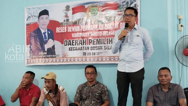 Serap Aspirasi Masyarakat, Wakil Ketua I DPRD Barsel Gelar Reses