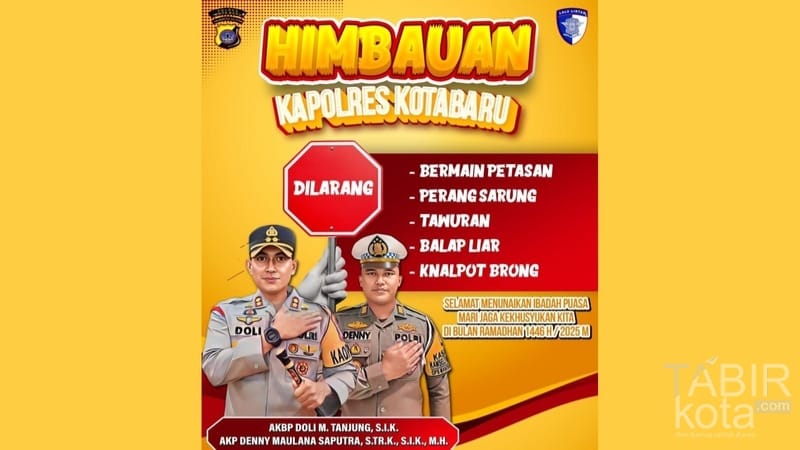 Memasuki Ramadan, Kapolres Kotabaru Terbitkan Imbauan Kamtibmas