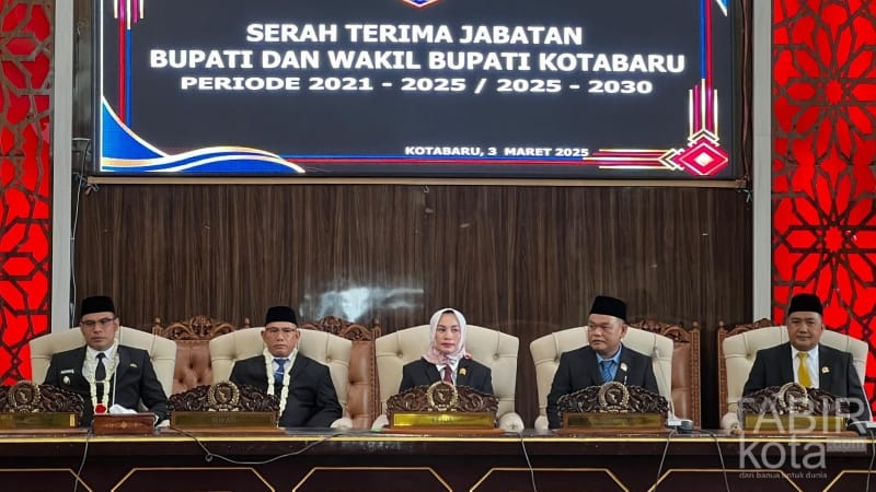 Hari Pertama Kerja, Bupati Kotabaru Siap Lanjutkan Visi Misi Daerah