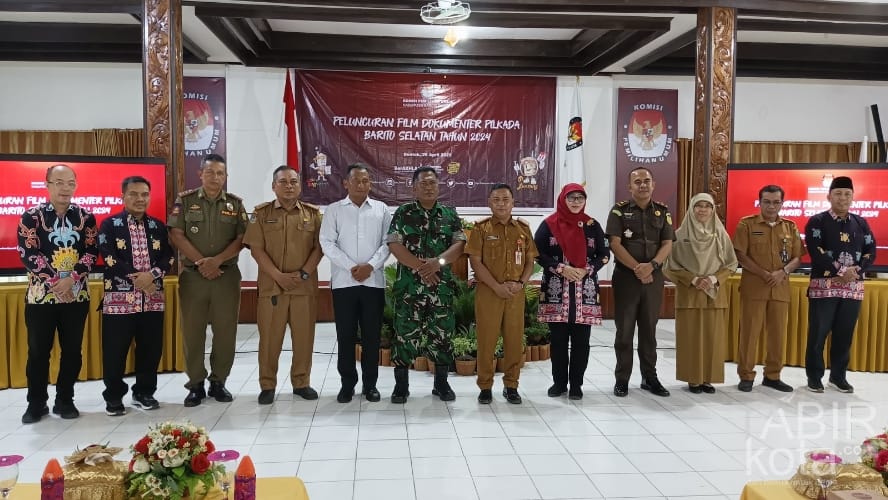 Hadiri Peluncuran Film Dokumenter Pilkada, Asisten II Setda Barsel Apresiasi KPU
