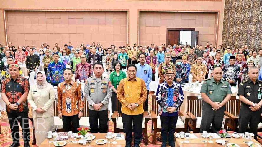 Wakil Bupati Barsel Hadiri Rakordalev Triwulan I 2025 Tingkat Provinsi