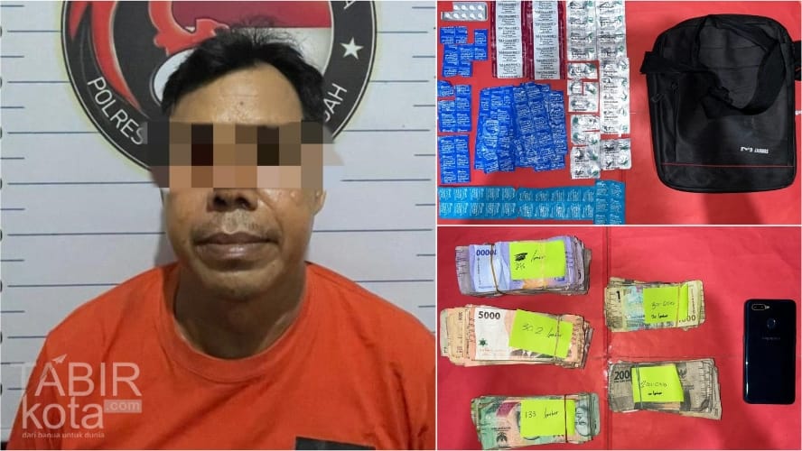 Simpan Ribuan Obat Terlarang, Warga Padawangan HST Berujung Masuk Bui
