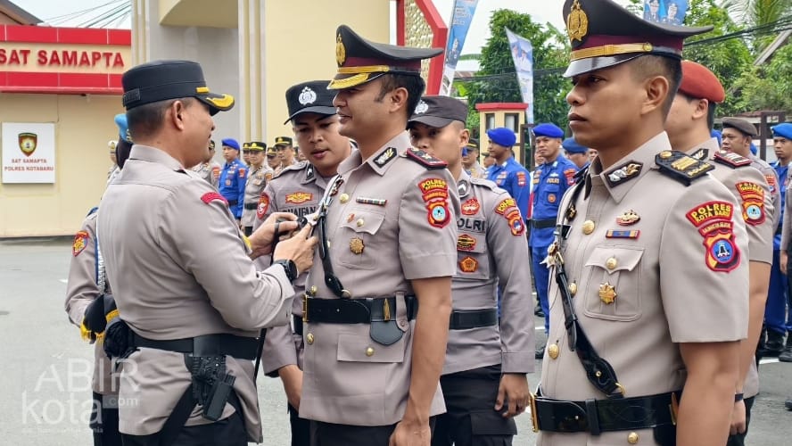 Sertijab di Jajaran Polres Kotabaru, Sejumlah Pejabat Resmi Berganti