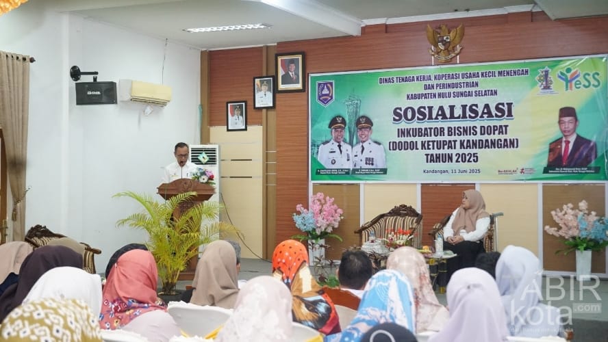 Perkuat Sektor UMKM Lokal, Pemkab HSS Gelar Sosialisasi Inkubator Bisnis