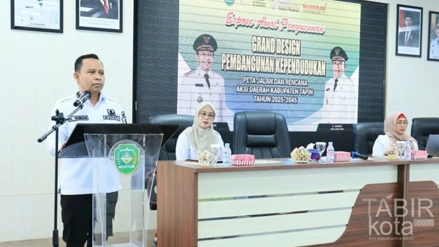 Buka Ekspose Awal GDPK, Peta Jalan dan RAD, Bupati Tapin: Langkah Strategis Perencanaan Pembangunan Kependudukan