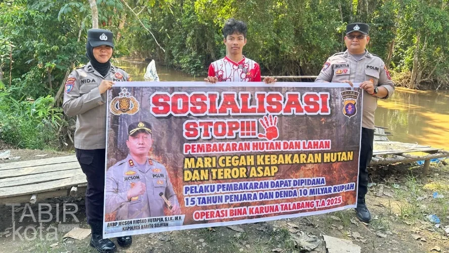 Gelar Sosialisasi Pencegahan Karhutla, Kapolres Barsel: Langkah Preventif Tingkatkan Kesadaran Masyarakat
