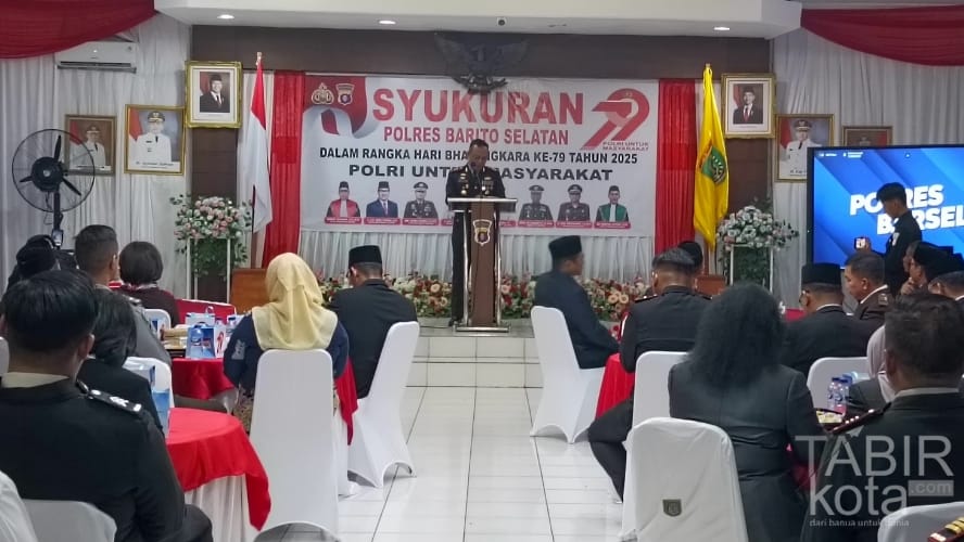 HUT Bhayangkara ke-79, Bupati Barsel: Momentum Perkuat Sinergi Wujudkan Pelayanan Humanis