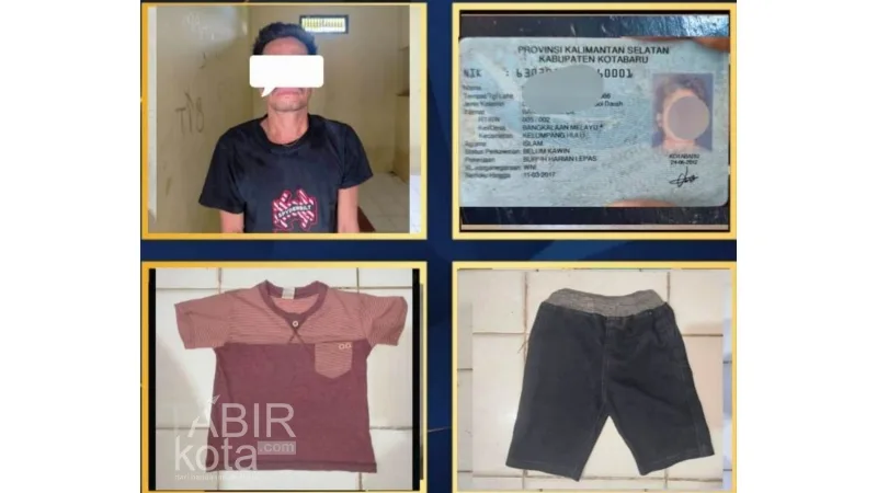 Aniaya Bocah 8 Tahun Saat Mabuk, Pria di Sahapi Kotabaru Ditangkap Polisi