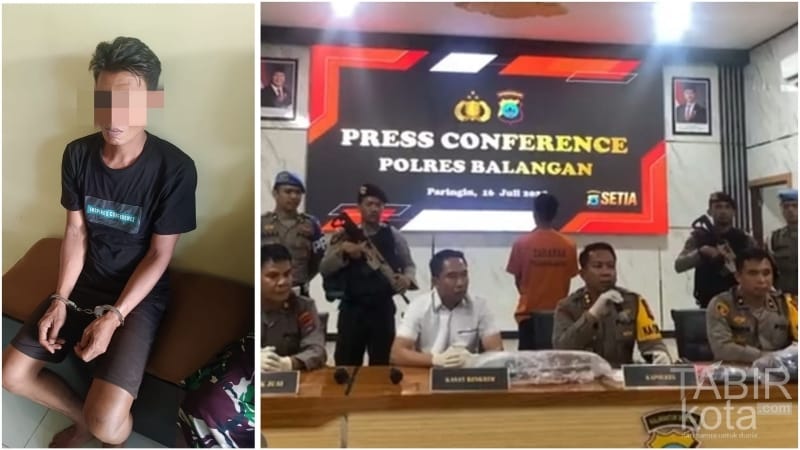 Pelarian Berakhir, Pembunuh Tetangga di Gulinggang Balangan Dihadiahi Gelang Putih