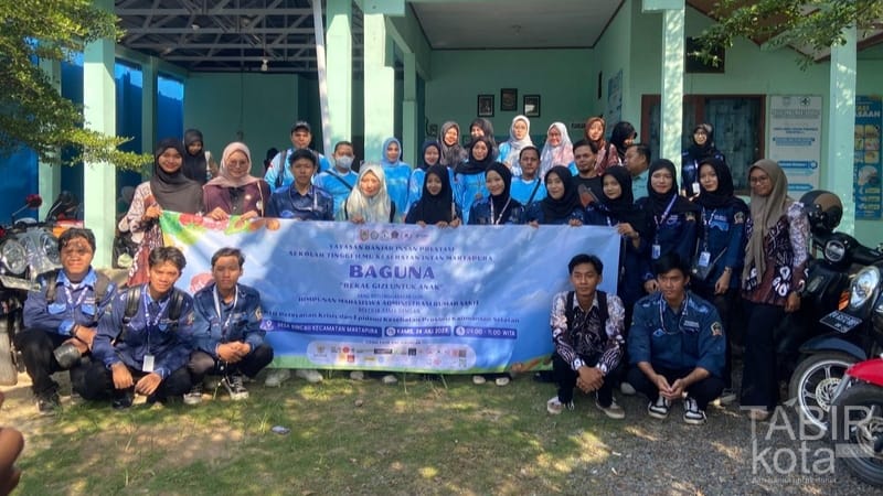 Mahasiswa STIKes Intan Martapura Gelar Aksi Cegah Stunting di Bincau