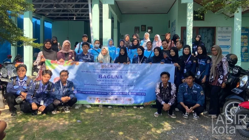 Mahasiswa STIKes Intan Martapura Gelar Aksi Cegah Stunting di Bincau
