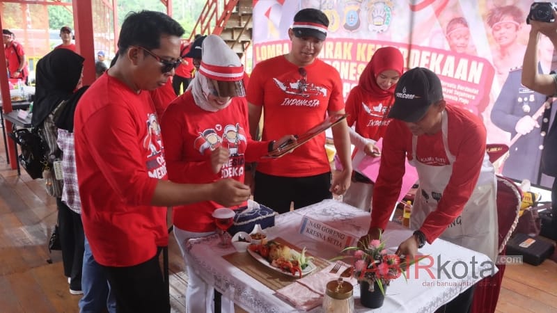 Polres Balangan Gelar Lomba Semarak Kemerdekaan bersama Keluarga