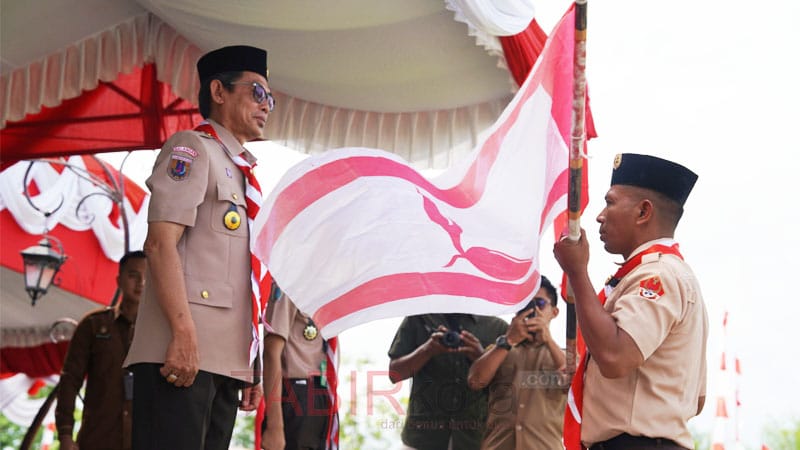 Peringatan Harjad Pramuka ke-64, Wabup Balangan Imbau Pramuka Siap Jaga NKRI