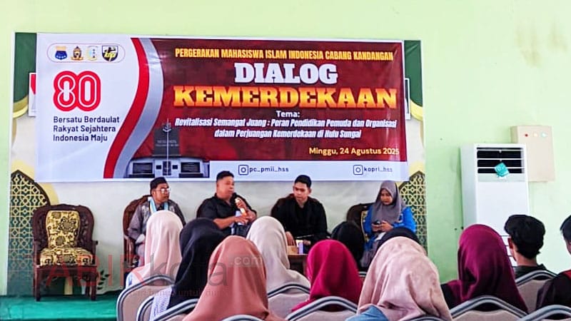 Tumbuhkan Semangat Juang dan Nasionalisme, PC PMII HSS Gelar Dialog Kemerdekaan