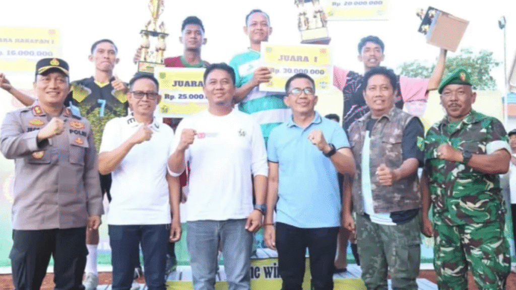 Tutup Turnamen Sepak Bola Bupati Cup 2025, Asisten I Setda Barsel: Sarana Pemersatu
