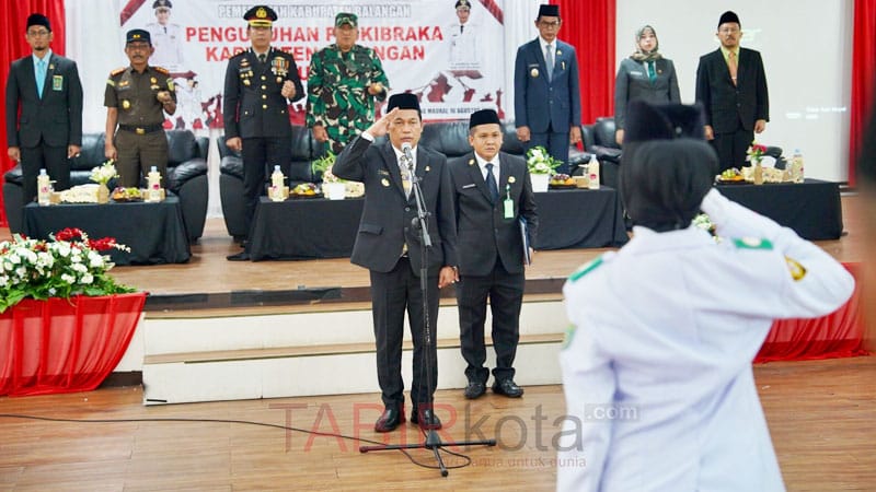 Jelang 17 Agustus, Bupati Balangan Kukuhkan 31 Anggota Paskibraka