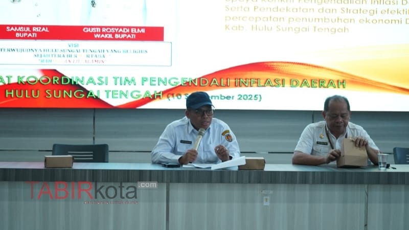 Buka Rakor TPID 2025, Wabup HST Tegaskan Dukung Pengendalian Inflasi