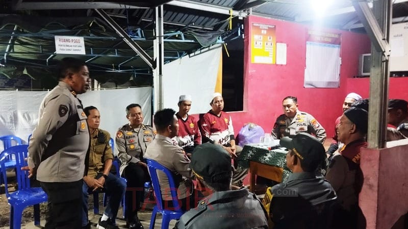 Dorong Peran Aktif Masyarakat Jaga Kamtibnas, Polres HSS Cek Pos Satkamling