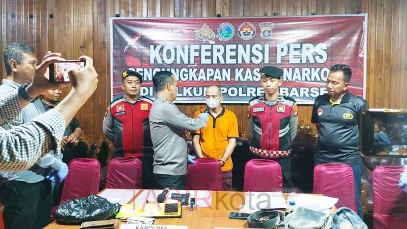 Tembak Warga dengan Airsoft Gun, Residivis Narkoba di Barsel Dibekuk Polisi