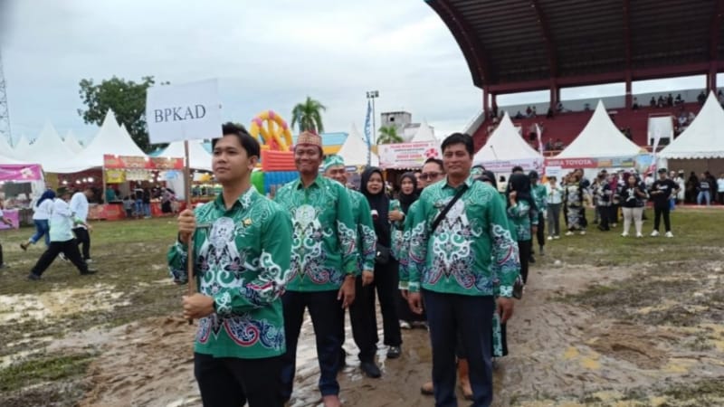 Buka Stand Pameran di Barsel Expo, Kepala BPKAD: Semarakkan Harjad ke-66 Kabupaten