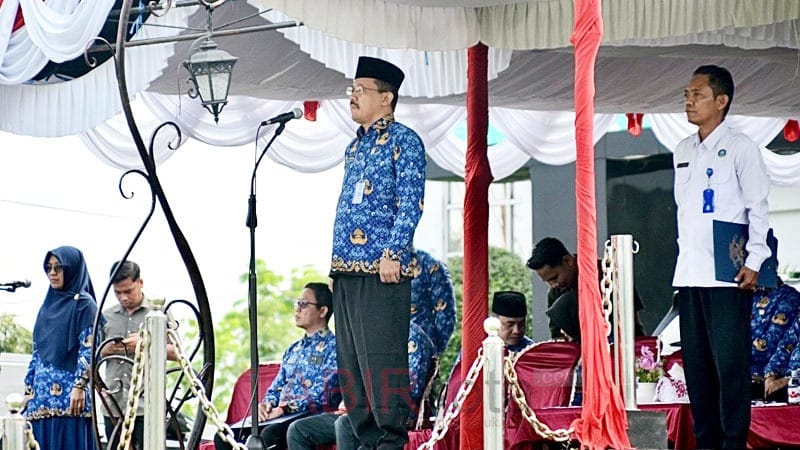 Pimpin Upacara Peringatan Hari Kesaktian Pancasila, Kepala BNN Balangan Ajak Pupuk Persatuan dan Nasionalisme