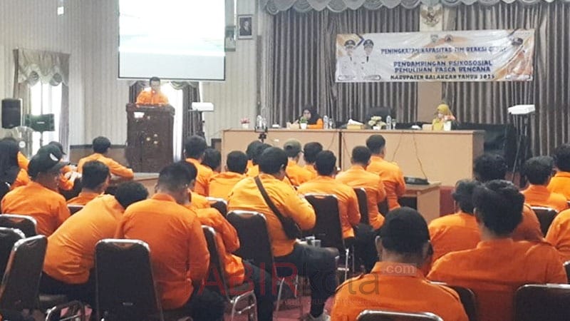 Tingkatkan Kapasitas Tim TRC BPBD, Pemkab Balangan Gelar Pendampingan Psikososial Pasca Bencana