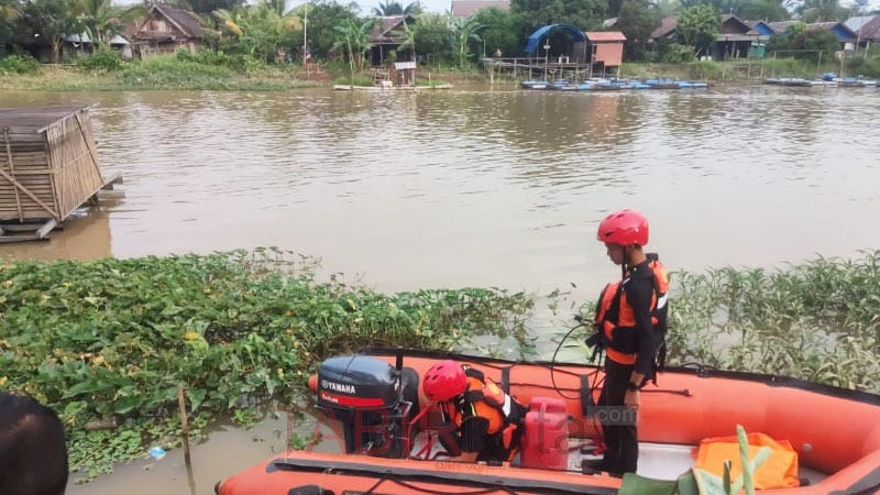 Seorang Wanita Tenggelam di Sungai Pandan HSU, Basarnas Banjarmasin Gelar Operasi SAR