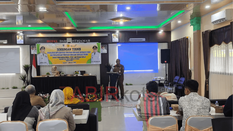 Pemkab HST Gelar Bimtek Sosialisasi Implementasi Perizinan Usaha dan Pengawasan Berbasis Risiko