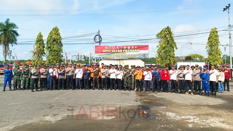 Hadiri Apel Kesiapsiagaan Tanggap Darurat Bencana Hidrometeorologi, Wabup Barsel Pastikan Seluruh Unsur Siap