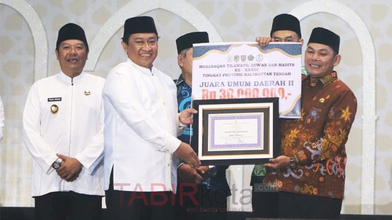 Kafilah Mura Raih Juara Umum Ketiga Ajang MTQH XXXIII Tingkat Provinsi Kalteng