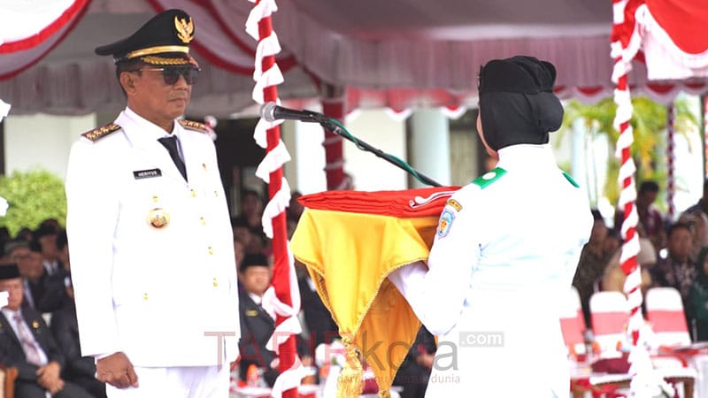 Pimpin Upacara HUT ke-80 RI, Bupati Mura Harap Dapat Wujudkan Cita-Cita Bangsa