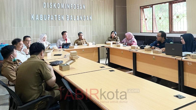 Terima Visitasi Monev Keterbukaan Informasi 2025, Diskominfosan Balangan Harap Raih Predikat Informatif