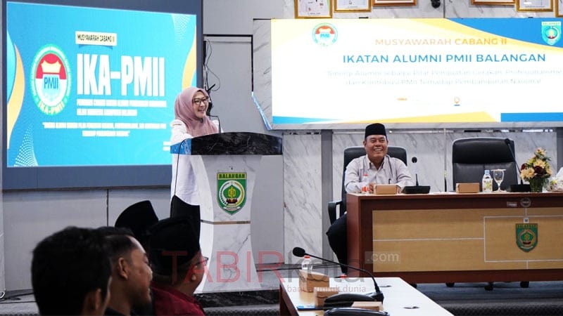 Wakili Bupati Buka Muscab II IKA PMII, Plt Asisten I Setda Balangan Tekankan Pentingnya Perjelas Fungsi Kealumnian