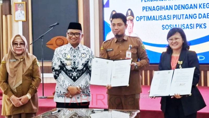 Saksikan Penandatanganan PKS dengan Kanwil DJKN Kalselteng, Bupati Tabalong Harap Berkontribusi Tingkatkan PAD