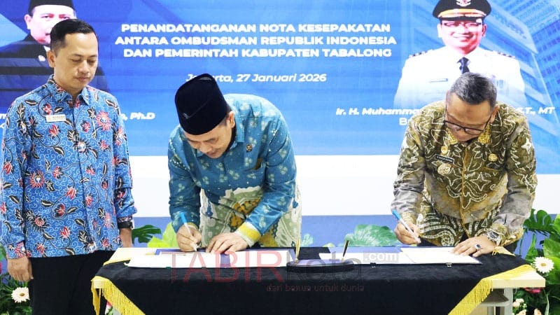 MoU dengan Ombudsman RI, Bupati Tabalong Sebut Momentum Maksimalkan Pelayanan Masyarakat