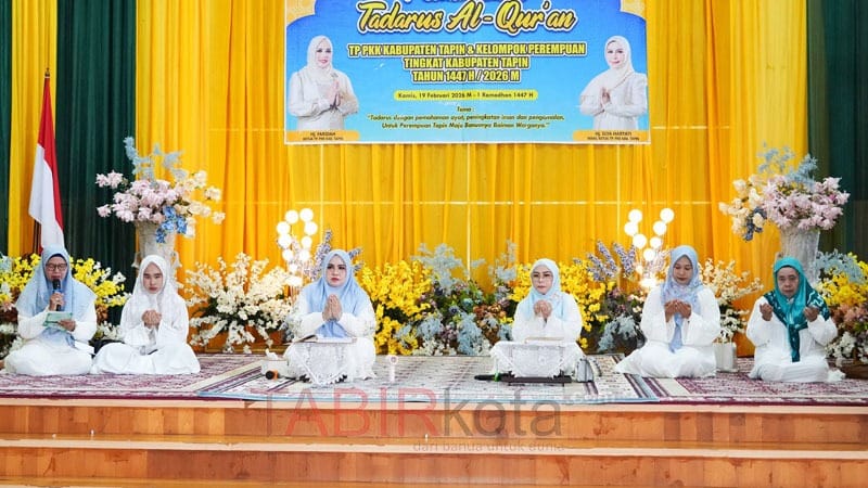 Buka Tadarus Al Qur’an, Ketua TP PKK Tapin Harap Jadi Motivasi untuk Terus Mengaji